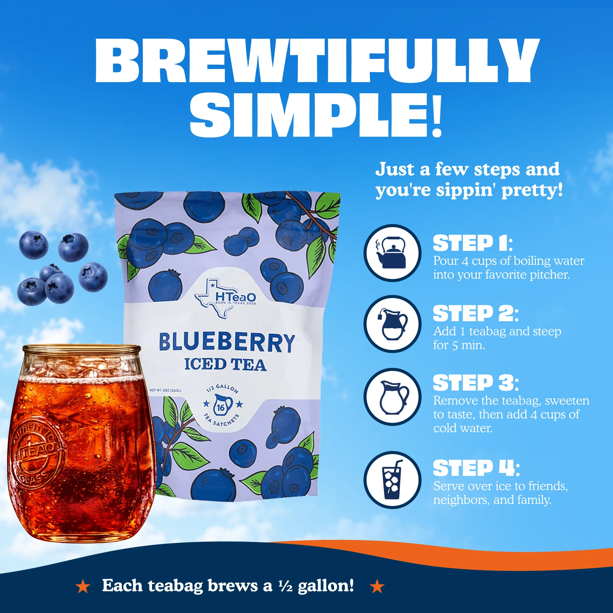 Blueberry Iced Tea - Image 4