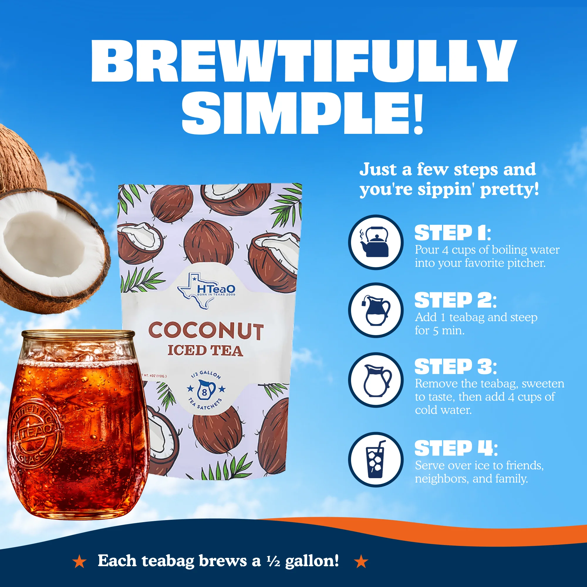 Coconut Iced Tea - Image 4