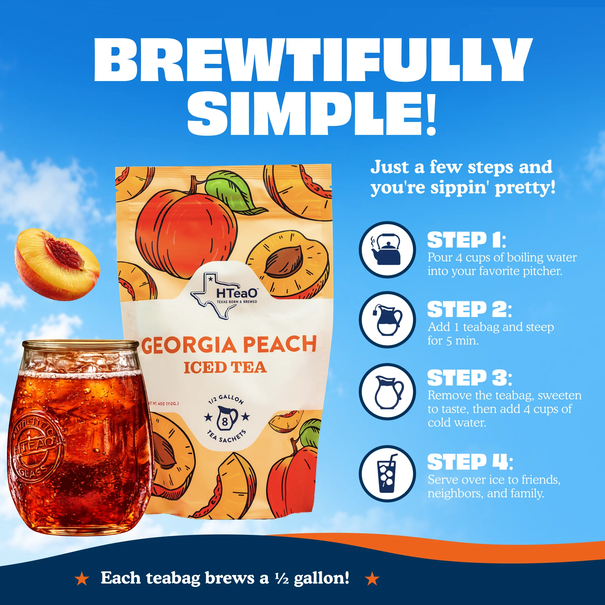 Georgia Peach Iced Tea - Image 5